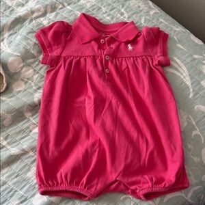 Polo by Ralph Lauren Pink Kids One Piece